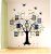 Large 160*204cm Family Tree Heart-shaped Photo Frame Wall Sticker Love You Forever Bird Decals Mural Art Home Decor Removable 3D Wallpaper